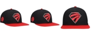 '47 Brand Men's Black and Red Toronto Raptors 75th Anniversary Carat Captain Snapback Hat